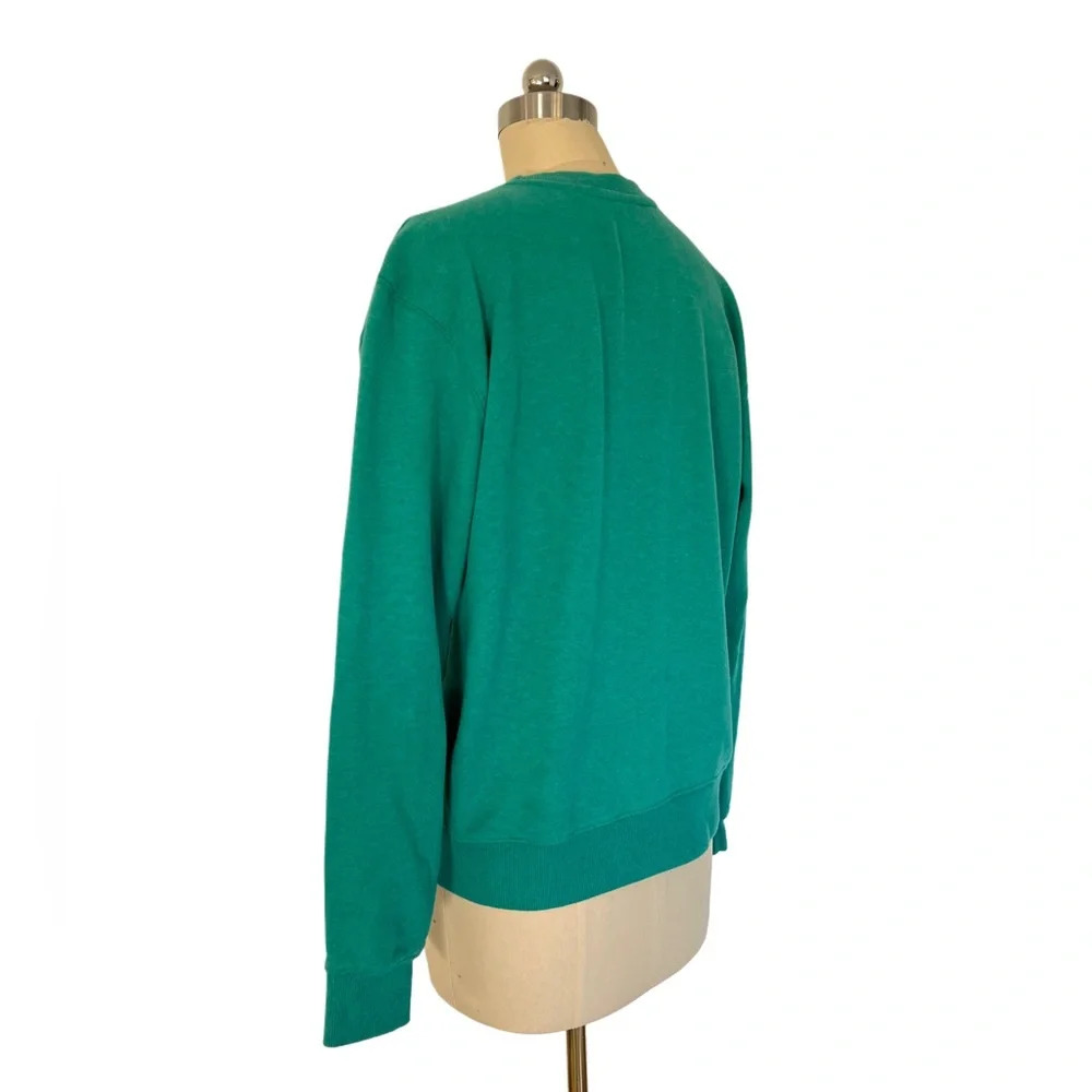 Disneyland Resort Disney teal green sweatshirt sweater long sleeve lounge top M - Picture 5 of 10